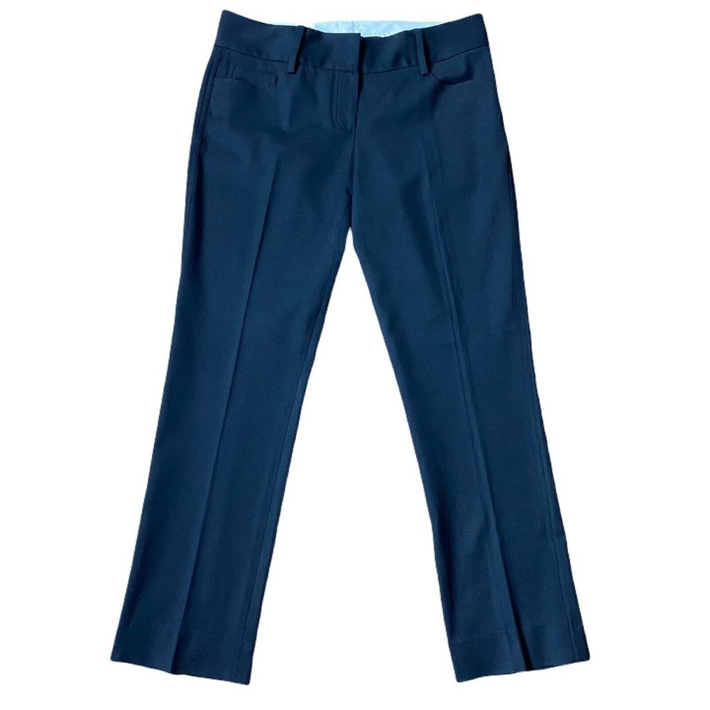 Elie Tahari Black Wool Blend Trouser Dress Pants